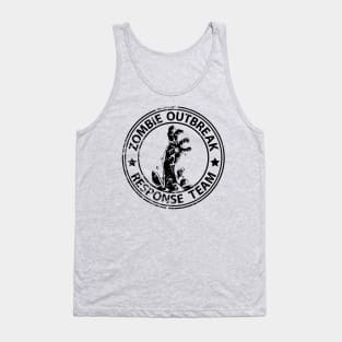 Zombie Outbreak Response Team (black-distressed) Tank Top